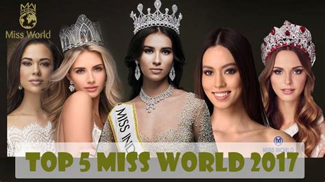 miss world 2017 top 5